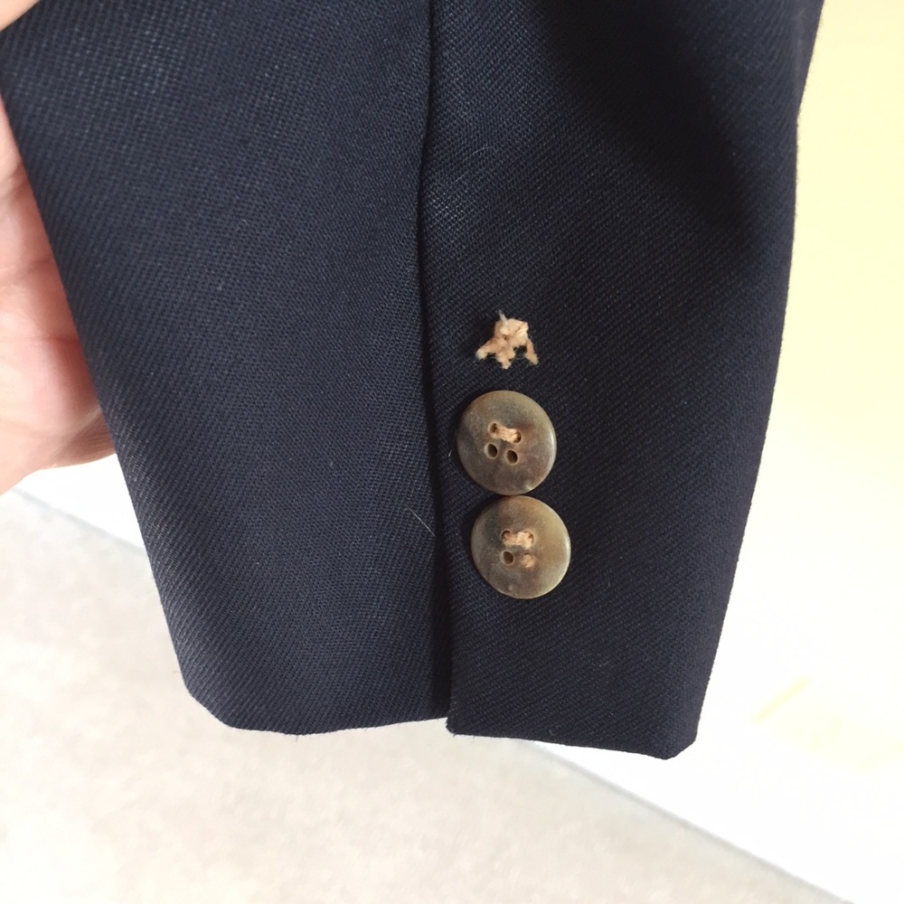 Givenchy Monsieur Navy Blue Double Breast Jacket - Picture 6 of 8